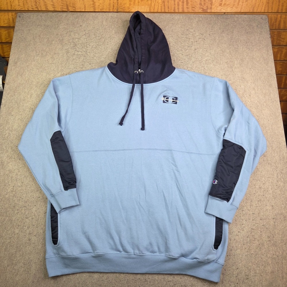 Champion Hoodie Mens 3XLT Tall Carolina Blue Pullover Hooded Performance Gym